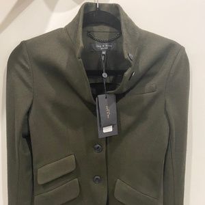 Rag & Bone Slade Three-Button Wool Blazer